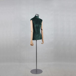 Manichini Femminili in Velluto Grigio all'Ingrosso per Esporre Abbigliamento Donna, Busto Manichino - Product Image 6