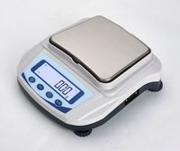 0.01g haute précision électronique Smart Portable LCD LED analytique RS232 USB Balance carrée pour le pesage de bijoux de laboratoire