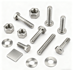 Cường độ cao A2-70 thép không gỉ bu lông ốc vít đai ốc máy giặt và thanh ren bền chải Bạc phần cứng cho máy móc - Product Image 2