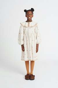 Marchio estivo stampa manica corta fiori Smocked vestito ragazze <span class=keywords><strong>abbigliamento</strong></span> per bambini fatto a mano bambino 0-12 30 anni fabbrica di <span class=keywords><strong>abbigliamento</strong></span> - Product Image 2