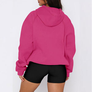 Sudadera con Capucha de Punto Grueso y Transpirable con Logotipo Personalizado para Mujer, Ecológica e Impermeable - Product Image 3