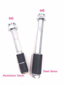 แพ็คเกอร์อะลูมิเนียมแบบมืออาชีพ ขนาด 13*100 มม. หัวแบน M6 สำหรับงานกันซึมคอนกรีต - Product Image 2