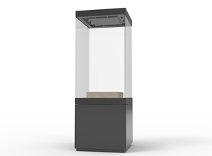 Vitrine autonome Lastronic HT-018 écologique avec éclairage LED pour exposition muséale et collection - Product Image 2