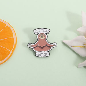 Deja que la gente se equivoque acerca de ti esmalte Pin curación cita broche solapa insignia joyería regalo para amigos niños a granel - Product Image 2