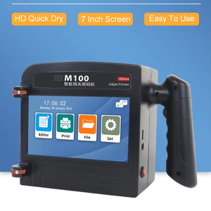 M100 Automatic Handheld Inkjet Printer New Condition PVC Box <b>Printing</b> <b>Machine</b> with 1-Year Warranty for Flex and Paper Material - Product Image 1