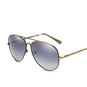 MS PE129 neue modische polarisierte Sonnenbrille für draußen Sport Herren Metall-Sonnenbrille Laser / Druck / Stempel / Etikett CE UV400