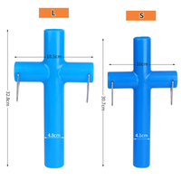 Ouvre-bouche et cathéter de gavage en plastique bleu pour bovins et ovins, nourrisseur de médicaments pour animaux, tuyaux d'échappement pour le bétail