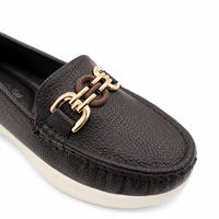 Mocassins personnalisés avec logo pour femmes, légers, lumineux, antidérapants, brodés, plateforme à semelle épaisse, mode printemps-automne, vente en gros