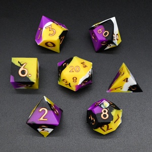 Board Game <strong>Colored</strong> Multiside Polyhedral Food Grade Silicone <strong>Dice</strong> <strong>Set</strong> for Dungeons and Dragons - Product Image 2