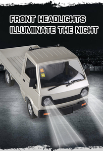 Voiture télécommandée WPL D12 1/10 4WD Simulation moteur brossé 260, escalade, éclairage LED, télécommande, camion Suzuki, jouets de voiture avec lumière - Product Image 3