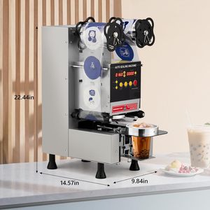 Selladora de Bandejas de Alimentos Eléctrica Semiautomática, Lonchera de Plástico para Llevar con Embalaje de Papel de Aluminio y Film para Máquina Selladora - Product Image 6