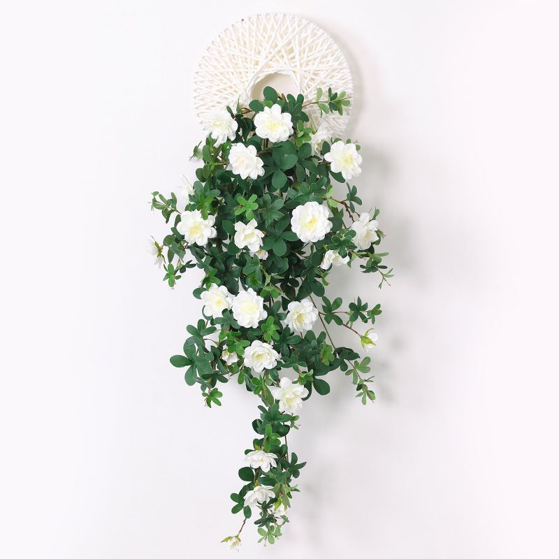 Soucoupe volante blanche, dix milles de parfum, fleurs blanches suspendues