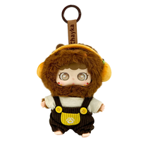 EN71 CPC Mini poupée en peluche porte-clés monstre mignon peluche jouets Kawaii personnalisé porte-clés Clip dessin animé doux peluches enfants cadeau