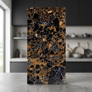 Wholesale Stone Black 800x1600mm High Gloss Porcelain Floor Wall Tiles Best Collection From India - Product Image 1