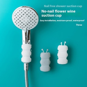 ขายึดฝักบัว <span class=keywords><strong>Chengmeng</strong></span> A3368 สีเทา แบบไม่เจาะรู ยี่ห้อ Caterpillar ฐานยึดพลาสติก TPR แบบติดตั้งถาวร อุปกรณ์ห้องน้ำทันสมัย เป็นมิตรกับสิ่งแวดล้อม - Product Image 3