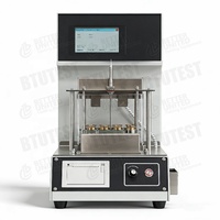 Alat Uji Titik Pelunakan Aspal Otomatis Prosesor ARM 32-bit Deteksi Laser Teknologi Kontrol Mikrokomputer GB/T4507 ASTM D36