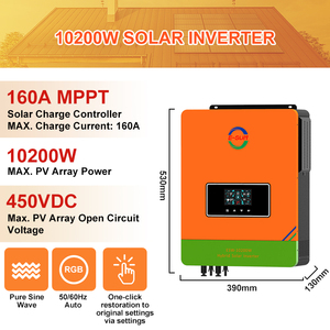 อินเวอร์เตอร์พลังงานแสงอาทิตย์ไฮบริด Esun 6.2 กิโลวัตต์ 3.6 กิโลวัตต์ ออฟกริด/ออนกริด สำหรับแปลงไฟ <span class=keywords><strong>DC</strong></span> เป็น <span class=keywords><strong>AC</strong></span> เพื่อการใช้ในบ้าน - Product Image 2