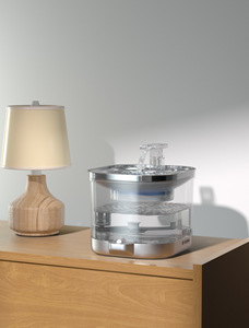 Bebedero Automático para Perros y Gatos, Fuente Eléctrica con Sensor, Dispensador de Agua con Circulación Automática, Flujo Silencioso - Product Image 1