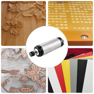 มอเตอร์แกนหมุน CNC ความแม่นยำสูง Zhong Hua Jiang ER20 BT30 80 มม. 4 แบริ่ง 2.2 กิโลวัตต์ ระบายความร้อนด้วยน้ำ สำหรับเครื่องเจาะเราเตอร์ - Product Image 6