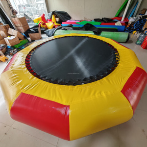 Trampoline d'eau gonflable de haute qualité en PVC 2.5m <span class=keywords><strong>3m</strong></span> pour enfants/adultes Trampoline flottant jeu de jouets d'eau gonflable - Product Image 3