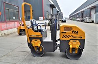 Compacteur vibrant léger à double tambour XMR110 de China Road Machinery avec une charge linéaire statique de 57N/cm à vendre