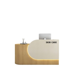 Bàn tiếp tân sơn mài tối giản hiện đại tùy chỉnh cho khách sạn 4S cửa hàng nhà hàng sáng tạo quầy tư vấn nhỏ - Product Image 5