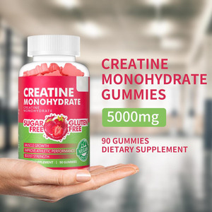 Oem תווית פרטית הסיטונאי ליצור creatine monohydrate גימומים לשאת 5000 מ ג מראש אימון אנרגיה דחיפה creatine gummies תוספת