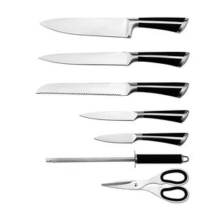 9 قطعة المطبخ المنزلية الطبخ الفولاذ المقاوم طاقم سكاكين من الصلب - Product Image 2