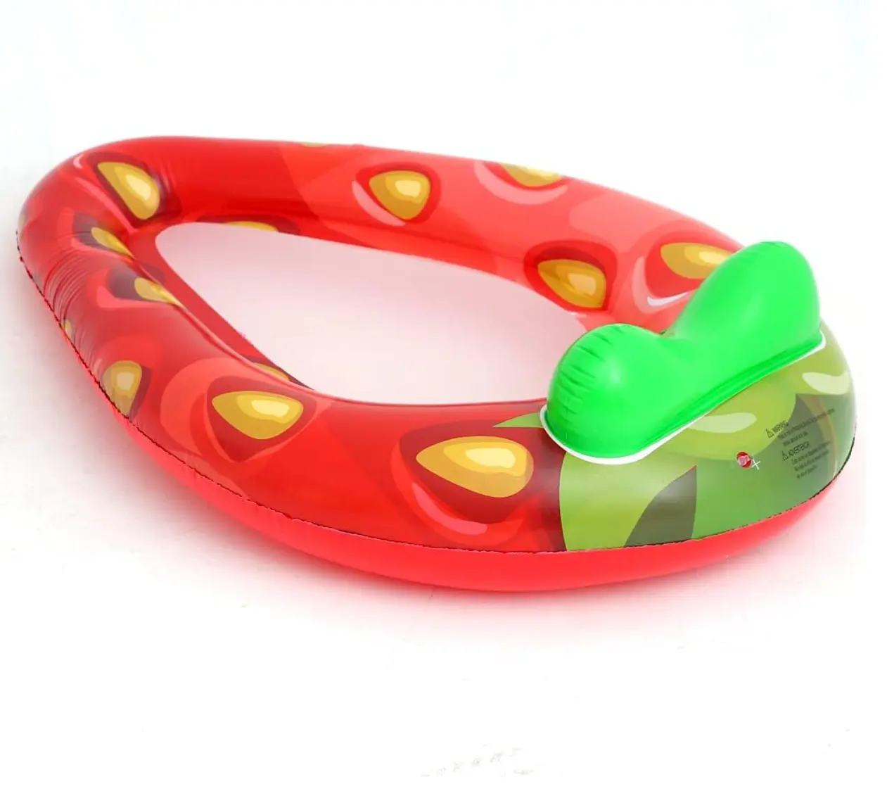 Inflatable स्ट्रॉबेरी पूल तैरता बड़े लाउंज खिलौने बच्चों को वयस्कों के लिए झील बेड़ा