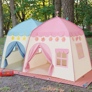 Casa de flores emergente portátil para niños, tienda de juegos de estilo castillo interior para niños para acampar y jugar - Product Image 5