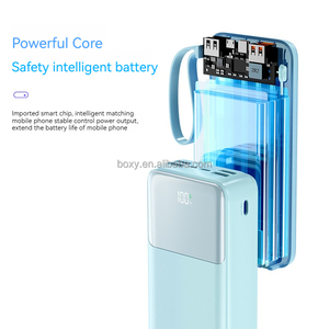 Nouvelle arrivée Offre Spéciale chargeur de banques d'alimentation <span class=keywords><strong>portable</strong></span> à charge rapide 4 en 1 câbles intégrés 30000mAh Power Bank - Product Image 4