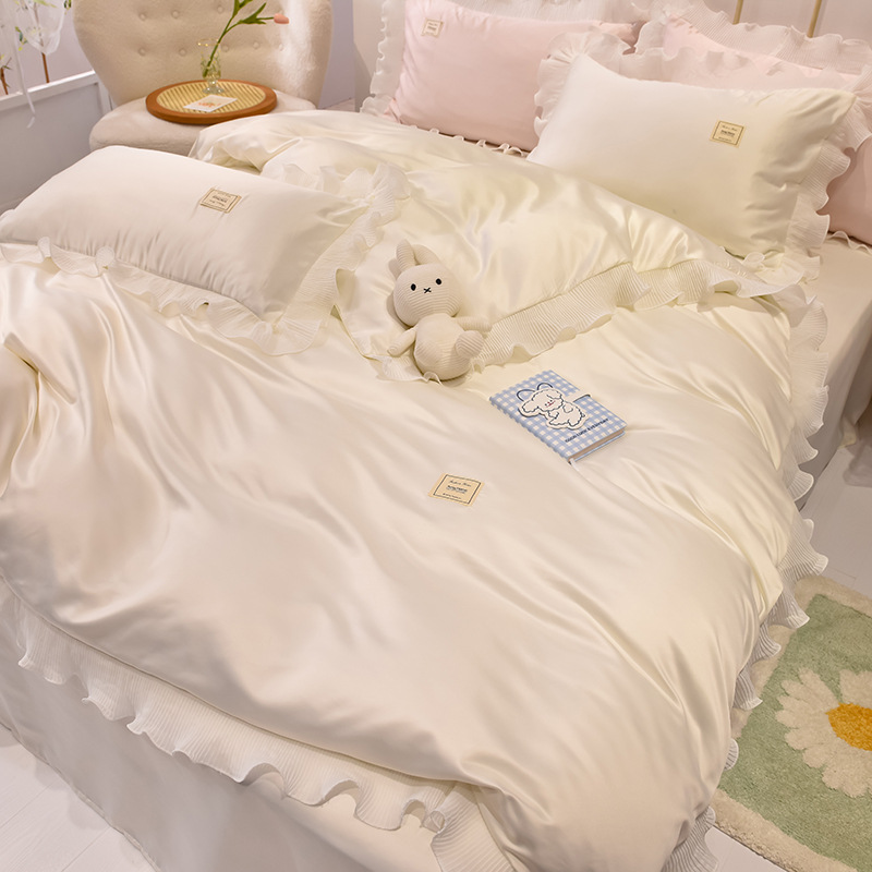 Chiffon lace style -white