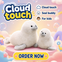 Jouets en peluche d'animaux marins personnalisés en gros, adorables oreillers en peluche dauphin, phoque, requin, baleine bleue, cadeaux de vacances pour garçons et filles