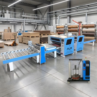 Machines de stratification de presse de colle thermofusible adhésive de la conception PUR de Qingdao QILI pour la production de panneau de MDF