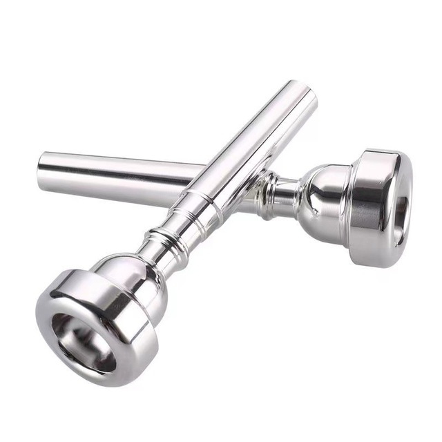 Trumpet Mouthpiece Silver-Plated Beginner-Friendly 3C5C7C  Universal Performance Model for Trumpet Instruments
