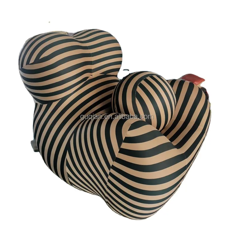 Итальянского дизайна на шнуровке гостиная полиуретановая пена без застежки удобные мяч hug простое кресло для отдыха