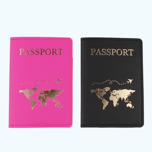Funda de Pasaporte de Cuero PU con Bloqueo RFID y Logotipo Personalizado, Etiqueta de Equipaje de Estilo Ejecutivo, Porta Tarjetas - Product Image 1