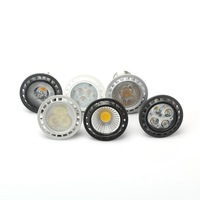 Foco LED mr16 de 12V de aluminio E27 GU10, bombillas LED de 7W, ángulo de haz de 45/60 grados, 15/24/38/