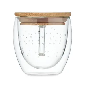 แก้วน้ำ Tazza SIAN ทำจากแก้วบอโรซิลิเกต รับผลิตตามแบบที่ลูกค้าต้องการ - Product Image 1