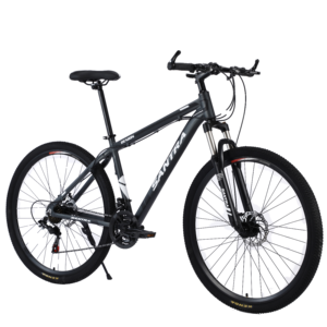 Bicicletta da Montagna 26 Pollici con Doppio Freno a Disco, Forcella Ammortizzata e 27 Velocità, Pedali Standard - Product Image 3