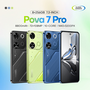 Pova7 Pro 7.3 "16GB + 1TB 5G Deca core โทรศัพท์8000mAh แบตเตอรี่ OLED 90Hz 72MP HD + กล้องหลัง108MP แอนดรอยด์14 LTE WiFi CDMA ใหม่ - Product Image 3