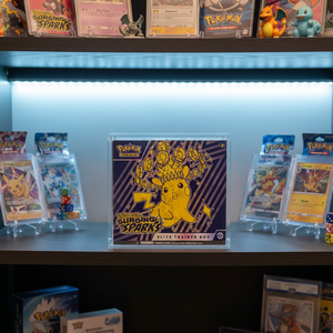 Boîte de présentation <span class=keywords><strong>en</strong></span> acrylique ETB avec couvercle magnétique robuste 5+8mm et protection UV pour la collection de cartes Pokémon - Product Image 3