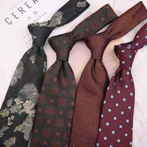 Nouvelle cravate décontractée 8 cm en polyester 100 %, style professionnel, personnalisable avec logo et couleur, OEM accepté, cadeau, vente en gros, imprimé floral pour hommes - Product Image 2