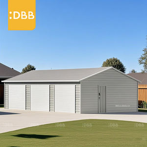 Personnalisé 23Ft 40Ft 13Ft Garage Extérieur Couleur Unie Carrelage en Acier Galvanisé Cadre en Acier Abri de Stationnement - Product Image 5