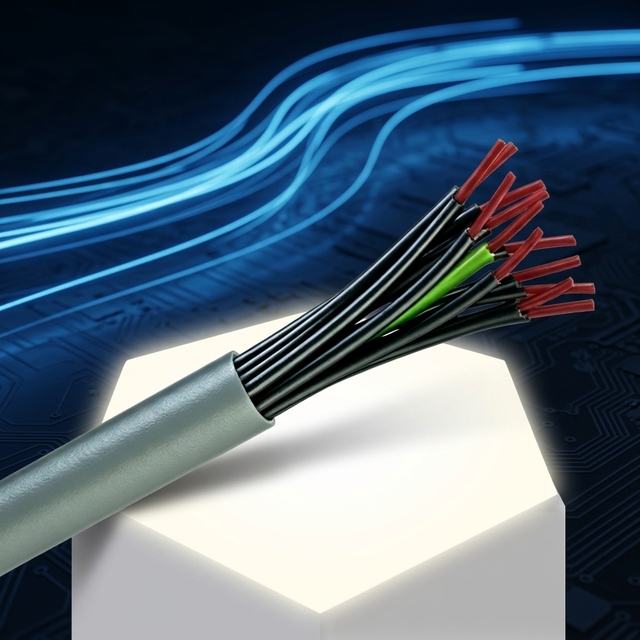 KVVR Flexible Control Cable 450/750V Class5 PVC Insulated Sheathed Copper Conductor IP30 for Indoor Cabinet Automation Signal