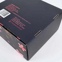 Boîte d'expédition en kraft biodégradable écologique, pliable, pour l'emballage de vêtements et l'utilisation par les petites entreprises