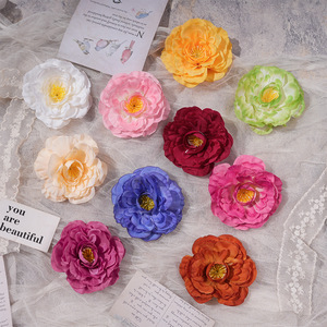 Cabezas de Flores de Peonía Koi, Flores Artificiales de Seda, Multicapa, Decoraciones para Bodas, Materiales para Manualidades - Product Image 1