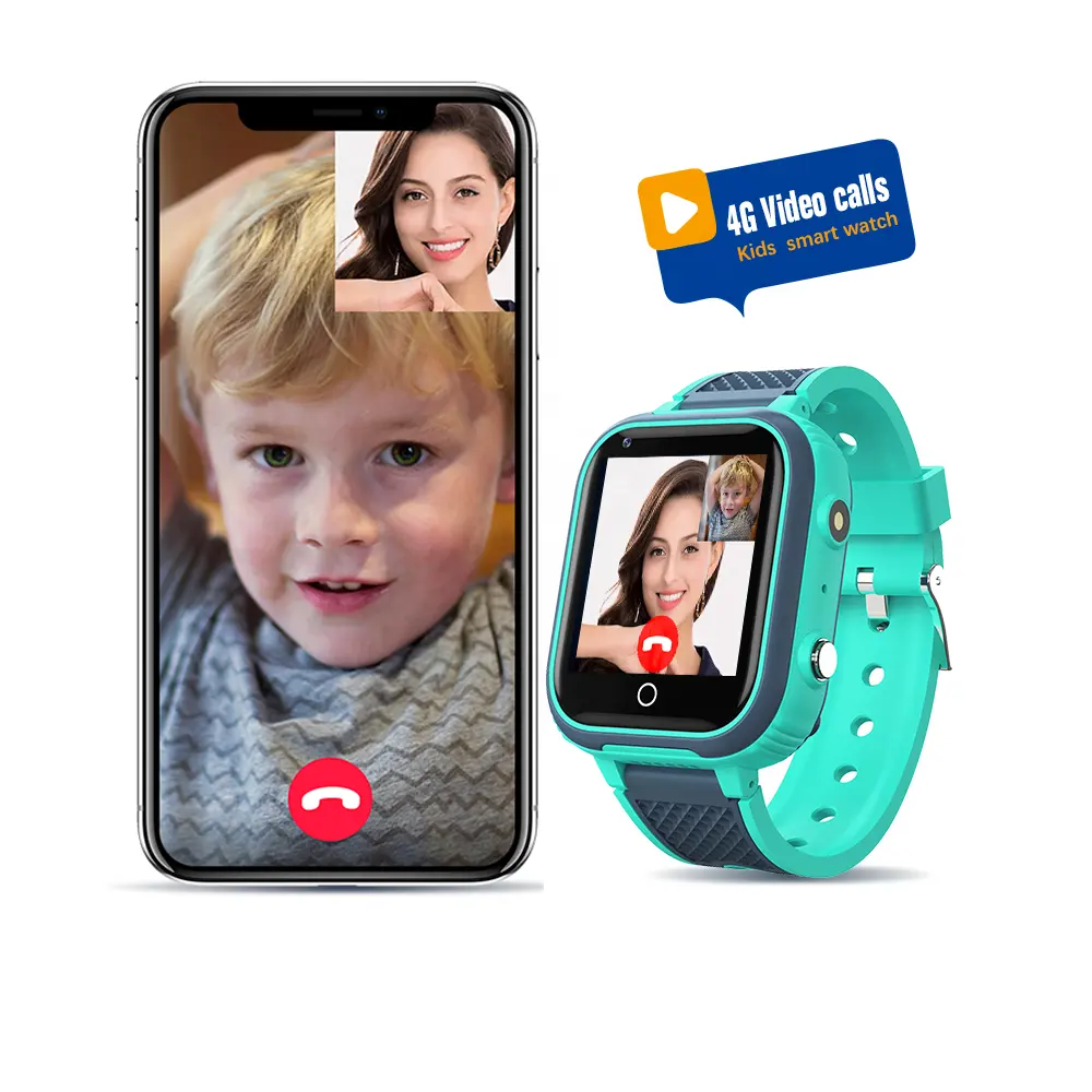 MOTTO IP67 Wasserdicht Armband GPS Tracker Kinder Smartwatch Smart Armbanduhr mit 4G Video Anruf Voice-Chat Kinder Telefon Uhr