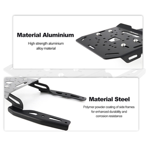 Support de fixation arrière en aluminium Waximoto pour top case <span class=keywords><strong>Honda</strong></span> CT125 <span class=keywords><strong>Trail</strong></span> <span class=keywords><strong>125</strong></span> Hunter (pièce de rechange) - Product Image 3