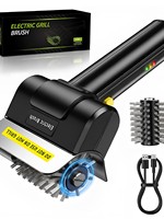 Brosse de nettoyage de barbecue électrique sans fil rechargeable en acier inoxydable pour usage extérieur, modèle chinois KL102